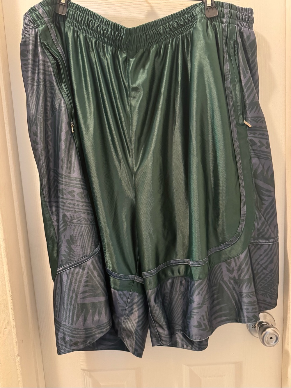 Men's Green Athletic Shorts